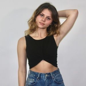 Twist Front Crop Top